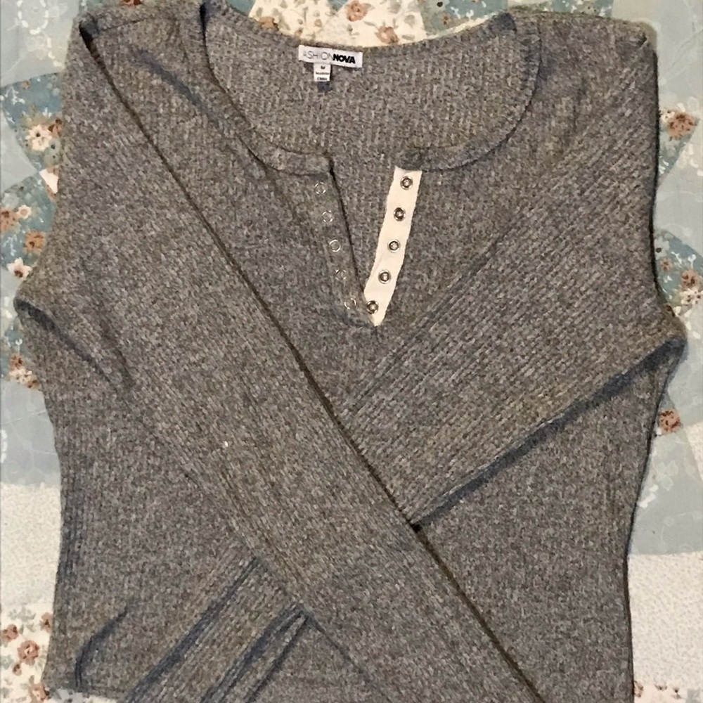 Fashion nova, M, grey